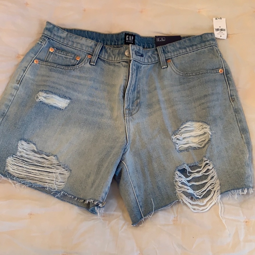 Gap denim mid-rise shorts